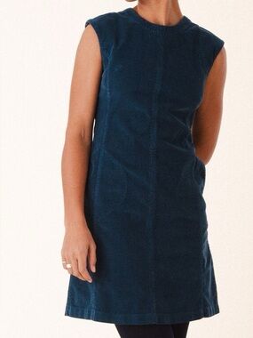 Prairie Underground Feel Form Dress in Corduroy